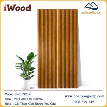 Lam 5 Sóng Nhựa Giả Gỗ Ốp Tường iWood 5S20-C