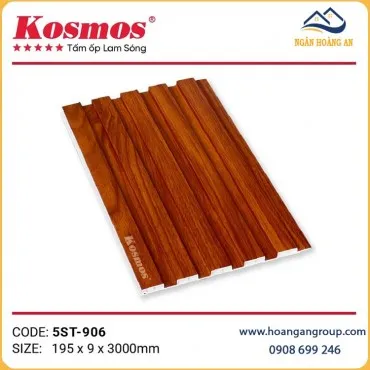 Tấm Ốp Lam 5 Sóng Thấp Kosmos Giả Gỗ 5ST-906