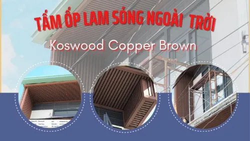 Thi Công Tấm Ốp Lam Sóng Gỗ Nhựa Ngoài Trời Kosmos Tại Thủ Đức TPHCM
