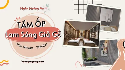 Tấm Lam Sóng Ốp Tường Ốp Trần Giả Gỗ Giá Rẻ Tại Phú Nhuận TPHCM