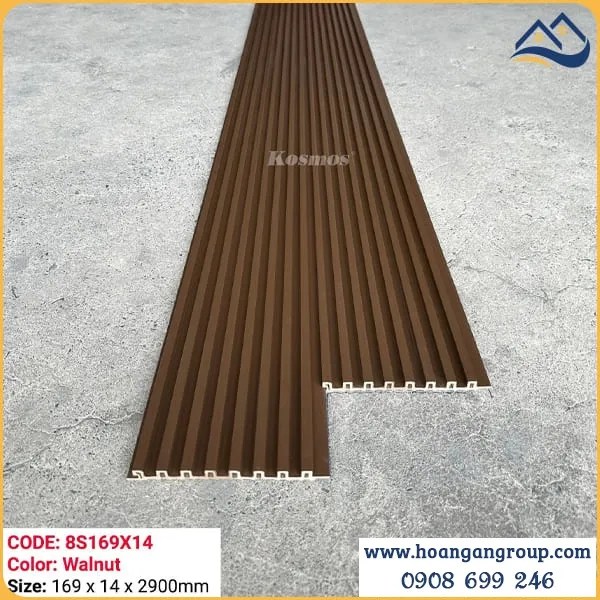 Tấm Ốp Lam Sóng Gỗ Nhựa Ngoài Trời Kosmos Phủ ASA Tại Quận 4 TPHCM Tấm Ốp Lam Sóng Gỗ Nhựa Ngoài Trời Kosmos Phủ ASA Tại Quận 4 TPHCM