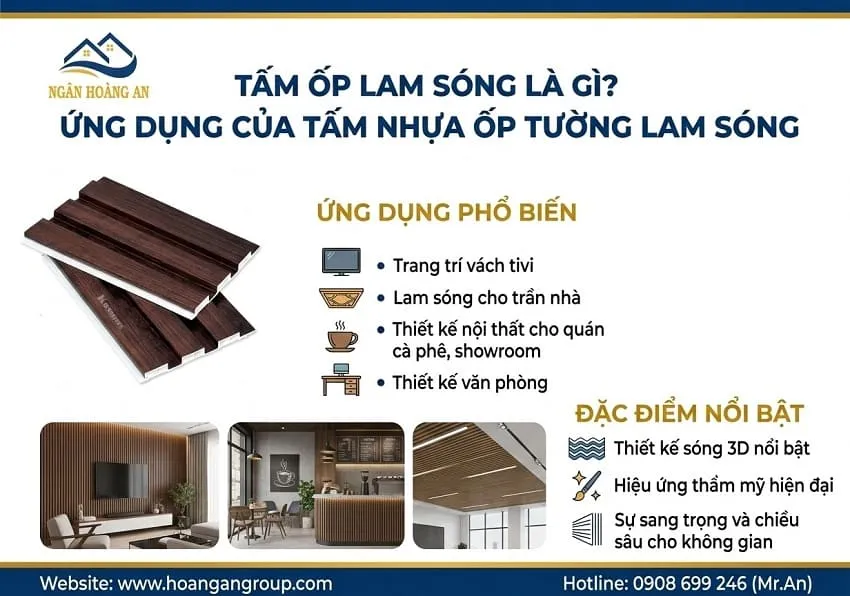 Tấm Ốp Lam Sóng Là Gì? Ứng Dụng Của Tấm Nhựa Ốp Tường Lam Sóng Tấm Ốp Lam Sóng Là Gì? Ứng Dụng Của Tấm Nhựa Ốp Tường Lam Sóng