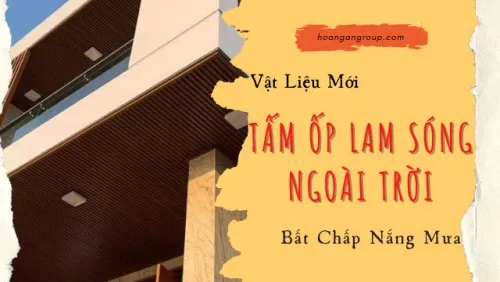 Tấm Lam Sóng Ngoài Trời Bất Chấp Nắng Mưa - Vật Liệu Hot Hiện Nay