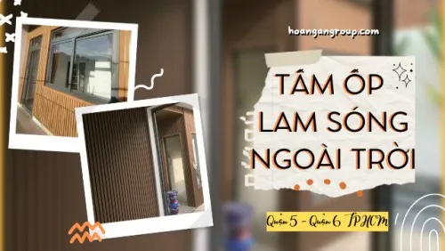 Nhựa Giả Gỗ Lam Sóng Ngoài Trời Chất Lượng Tại Quận 5, Quận 6 TPHCM