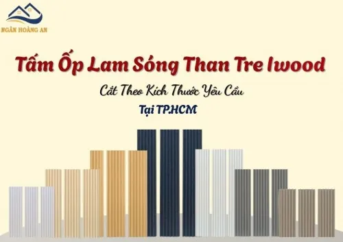 Tấm Ốp Lam Sóng Than Tre Iwood Cắt Theo Kích Thước Tại TPHCM