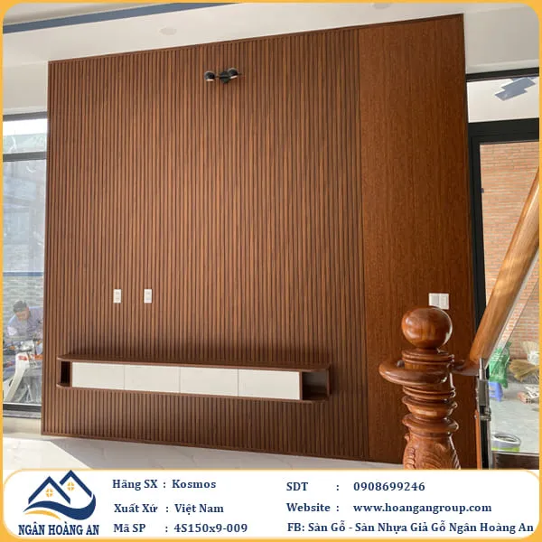 Ốp Vách TivI Tấm Ốp Lam Sóng Thấp Kosmos Tại Nhà Bè TPHCM Ốp Vách TivI Tấm Ốp Lam Sóng Thấp Kosmos Tại Nhà Bè TPHCM