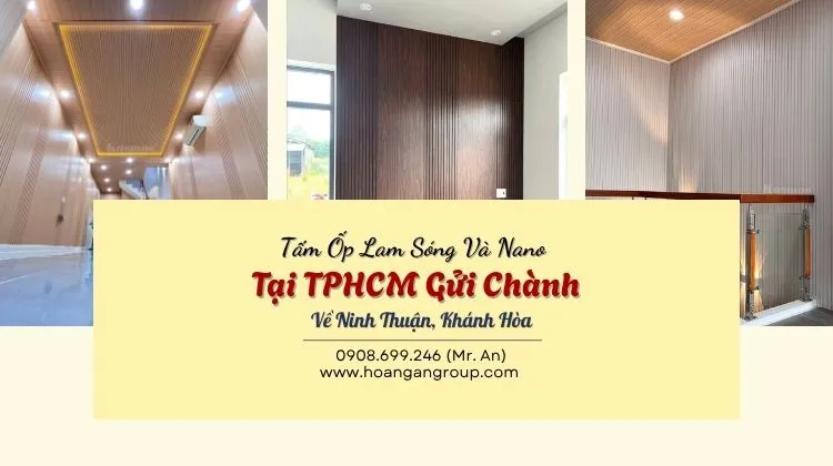 Tấm Ốp Lam Sóng Và Nano Tại TPHCM Gửi Chành Về Ninh Thuận, Khánh Hòa
