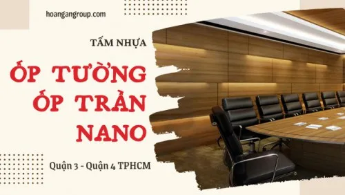 Nhựa Ốp Tường Ốp Trần Nano Giả Gỗ Giá Rẻ Tại Quận 3, Quận 4 TPHCM