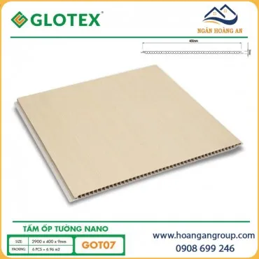 Tấm Ốp Nano Nhựa Giả Vân Gỗ Glotex GOT07