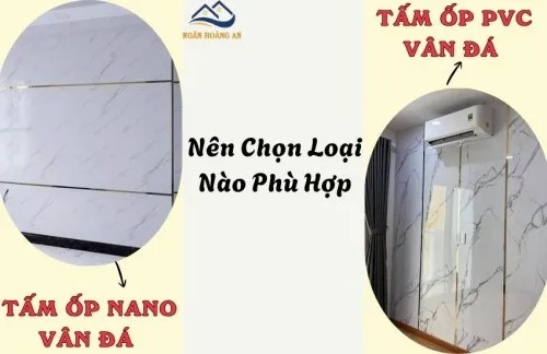 Tấm Ốp Nano Vân Đá Và Tấm Nhựa PVC Vân Đá – Nên Chọn Loại Nào Phù Hợp?