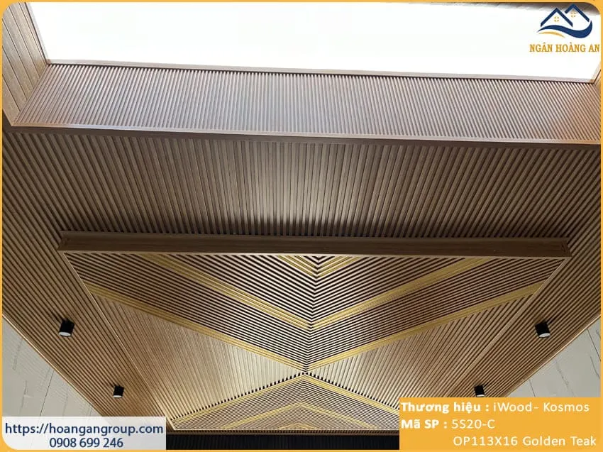 Tấm Ốp Nhựa Giả Gỗ iWood Dùng Ốp Trần Tại Long Thành Đồng Nai Tấm Ốp Nhựa Giả Gỗ iWood Dùng Ốp Trần Tại Long Thành Đồng Nai