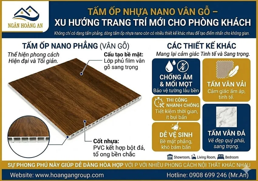 Tấm Ốp Nhựa Nano Vân Gỗ – Xu Hướng Trang Trí Mới Cho Phòng Khách Tấm Ốp Nhựa Nano Vân Gỗ – Xu Hướng Trang Trí Mới Cho Phòng Khách