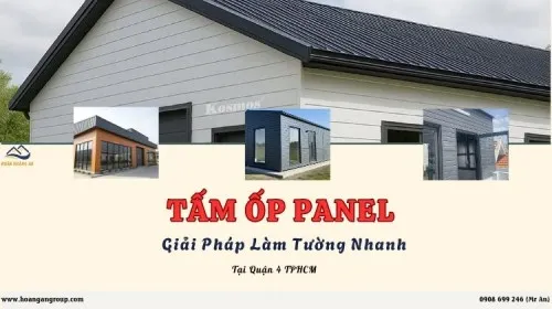 Tấm Ốp Panel Tại Quận 4 TPHCM – Giải Pháp Làm Tường Nhanh