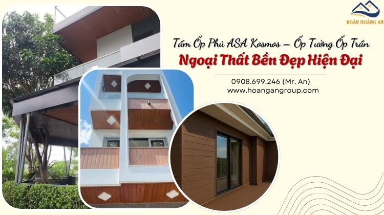 Tấm Ốp Phủ ASA Kosmos – Ốp Tường Ốp Trần Ngoại Thất Bền Đẹp Hiện Đại