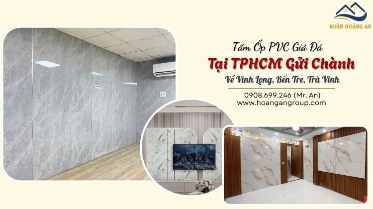Tấm Ốp PVC Giả Đá Tại TPHCM Gửi Chành Về Vĩnh Long, Bến Tre, Trà Vinh