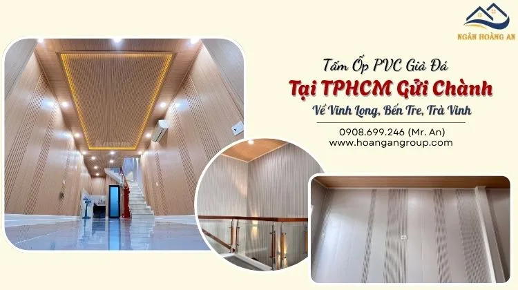 Tấm Ốp PVC Giả Đá Tại TPHCM Gửi Chành Về Vĩnh Long, Bến Tre, Trà Vinh
