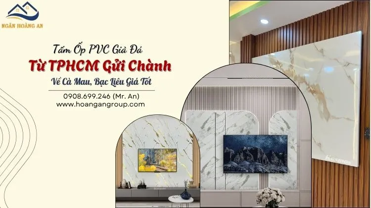 Tấm Ốp PVC Giả Đá Từ TPHCM Gửi Chành Về Cà Mau, Bạc Liêu Giá Tốt