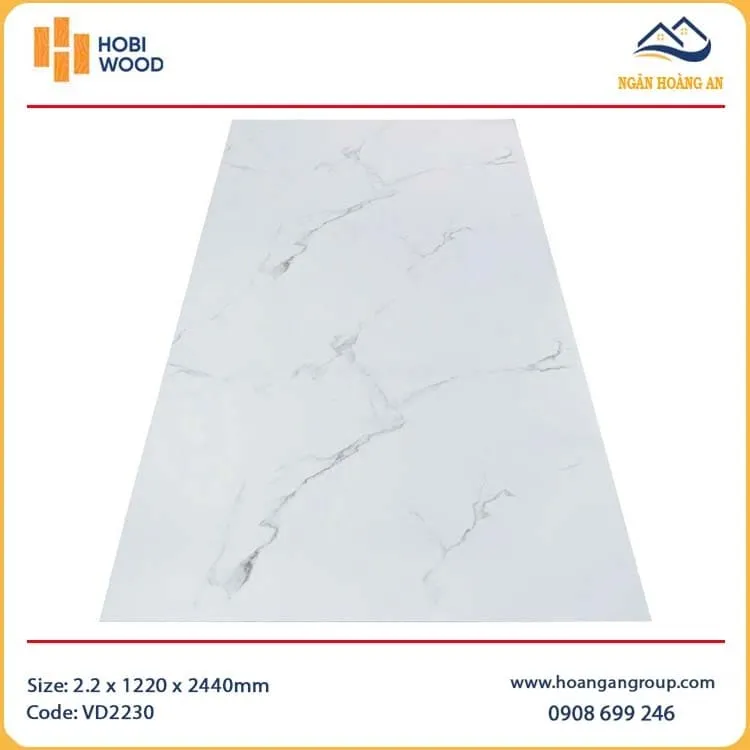 Tấm Ốp PVC Nhựa Giả Đá Ốp Tường Hobiwood VD2230