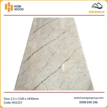 Tấm Ốp PVC Ốp Tường Nhựa Giả Đá Hobiwood VD2227