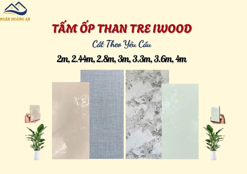 Tấm Ốp Than Tre iWood Cắt Theo Yêu Cầu