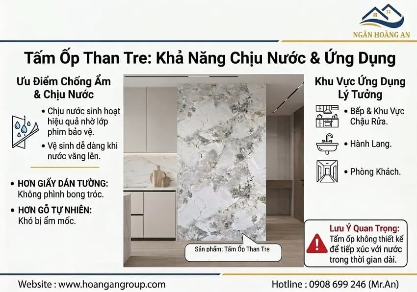 Tấm Ốp Than Tre Có Chịu Nước Không?