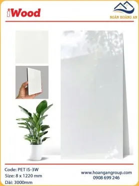 Tấm Ốp Than Tre Đa Năng Phủ PET iWood iS-3W