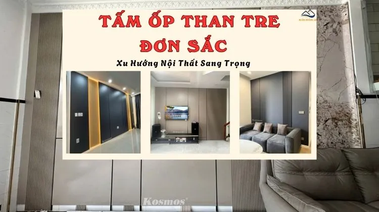 Tấm Ốp Than Tre Đơn Sắc Ánh Kim – Xu Hướng Nội Thất Sang Trọng Tấm Ốp Than Tre Đơn Sắc Ánh Kim – Xu Hướng Nội Thất Sang Trọng