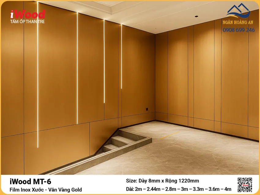 Tấm Ốp Than Tre Film Inox Kim Loại MT-6 Cắt Theo Yêu Cầu Tấm Ốp Than Tre Film Inox Kim Loại MT-6 Cắt Theo Yêu Cầu