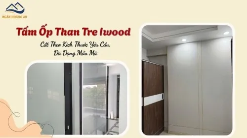 Tấm Ốp Than Tre Iwood - Cắt Theo Kích Thước Yêu Cầu, Đa Dạng Mẫu Mã