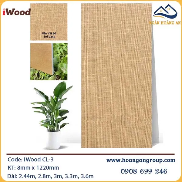 Tấm Ốp Than Tre IWood CL-3