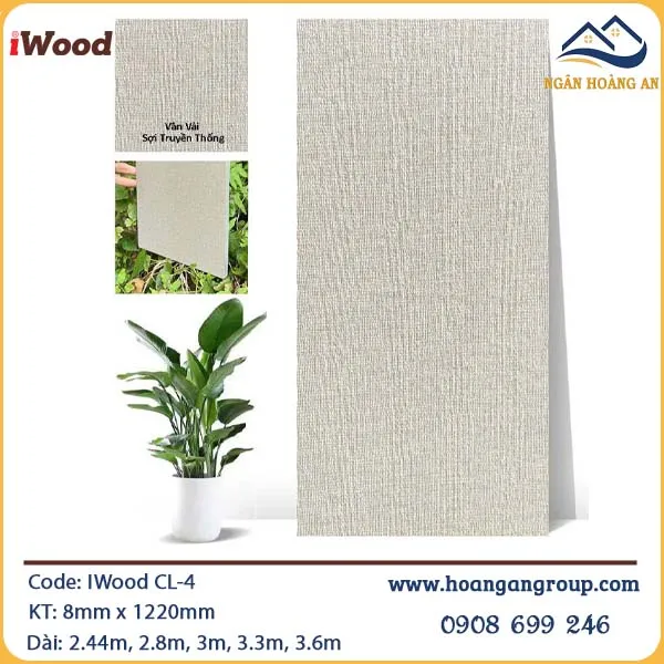 Tấm Ốp Than Tre IWood CL-4