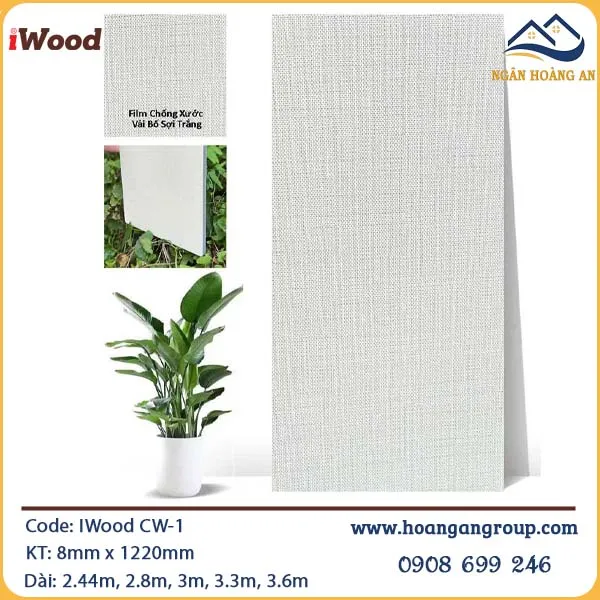 Tấm Ốp Than Tre IWood CW-1 Tấm Ốp Than Tre IWood CW-1
