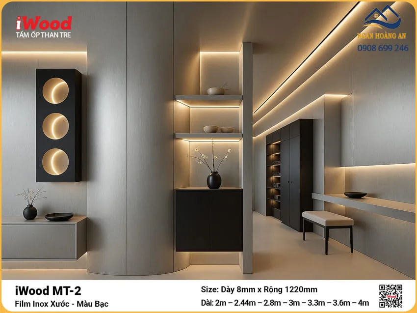 Tấm Ốp Than Tre iWood  MT-2 Cắt Theo Kích Thước