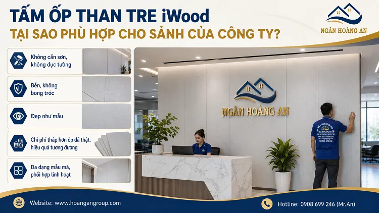 Tấm Ốp Than Tre iWood — Tại Sao Phù Hợp Cho Công Ty?