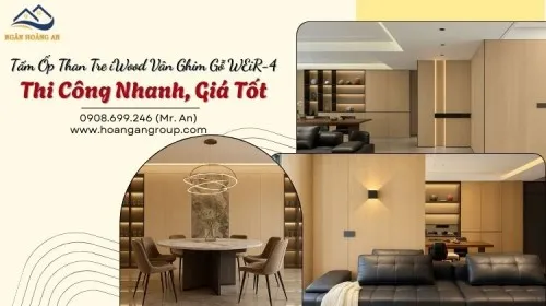 Tấm Ốp Than Tre iWood Vân Ghim Gỗ WEiR-4 - Thi Công Nhanh, Giá Tốt