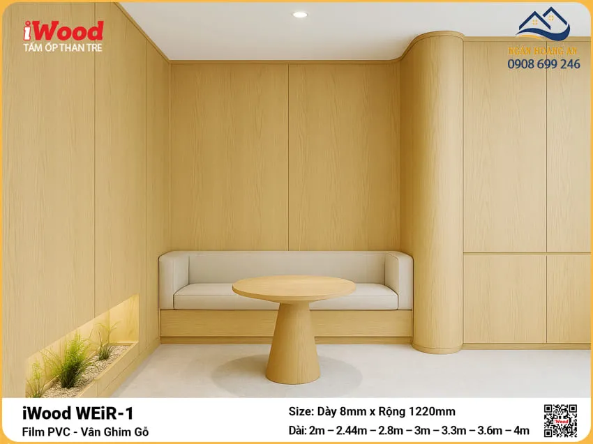 Tấm Ốp Than Tre iWood WEiR-1 Vân Ghim Gỗ Cắt Theo Yêu Cầu Tấm Ốp Than Tre iWood WEiR-1 Vân Ghim Gỗ Cắt Theo Yêu Cầu
