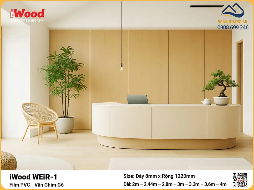 Tấm Ốp Than Tre iWood WEiR-1 Vân Ghim Gỗ Ốp Tường Lễ Tân Tấm Ốp Than Tre iWood WEiR-1 Vân Ghim Gỗ Ốp Tường Lễ Tân