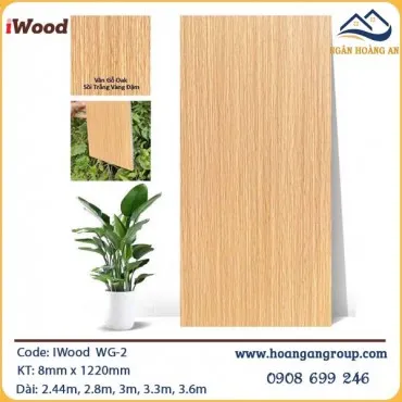 Tấm Ốp Than Tre Vân Gỗ Iwood WG-2
