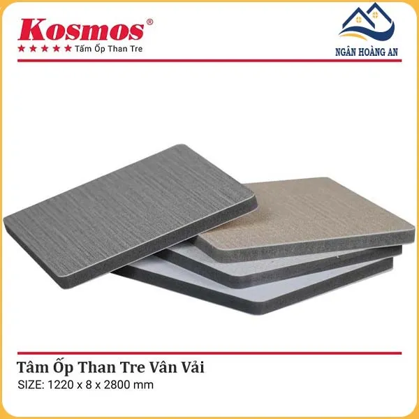 Tấm Ốp Than Tre Vân Vải Tự Nhiên Tạo Nên Sự Ấm Cúng