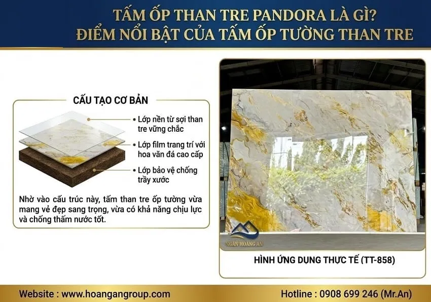 Tấm Ốp Than Tre Pandora Là Gì? Điểm Nổi Bật Của Tấm Ốp Tường Than Tre