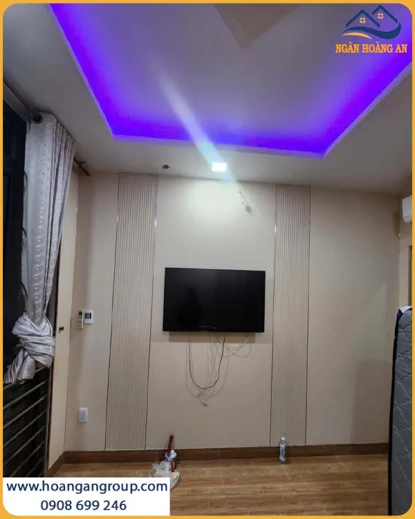 Tấm Ốp Than Tre Tạo Điểm Nhấn Cho Mảng Tường Phòng Khách