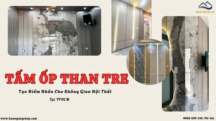 Tấm Ốp Than Tre Tạo Điểm Nhấn Cho Không Gian Nội Thất Tại TPHCM