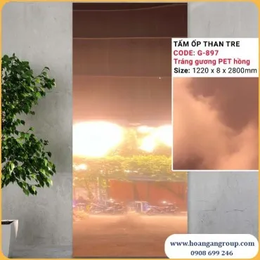 Tấm Ốp Than Tre Tráng Gương Galawood G-897