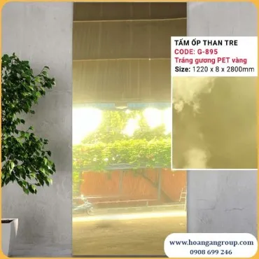 Tấm Ốp Than Tre Tráng Gương Galawood G-895