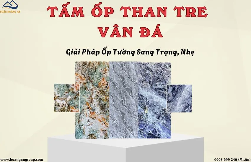 Tấm Ốp Than Tre Vân Đá – Giải Pháp Ốp Tường Sang Trọng, Nhẹ Và Hiện Đại