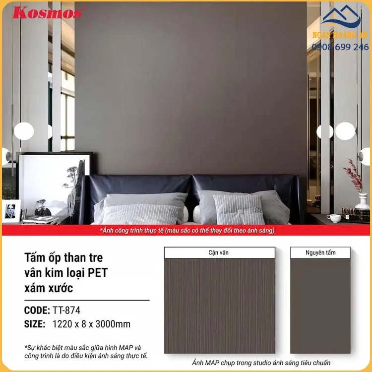 Ứng Dụng Của Tấm Ốp Than Tre Kim Loại PET Xám Xước Kosmos TT-874 Ứng Dụng Của Tấm Ốp Than Tre Kim Loại PET Xám Xước Kosmos TT-874
