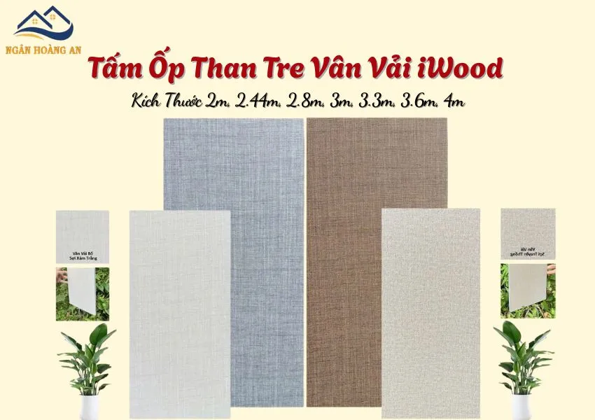 Tấm Ốp Than Tre Vân Vải Iwood Cắt Theo Kích Thước Yêu Cầu Tại Đồng Nai