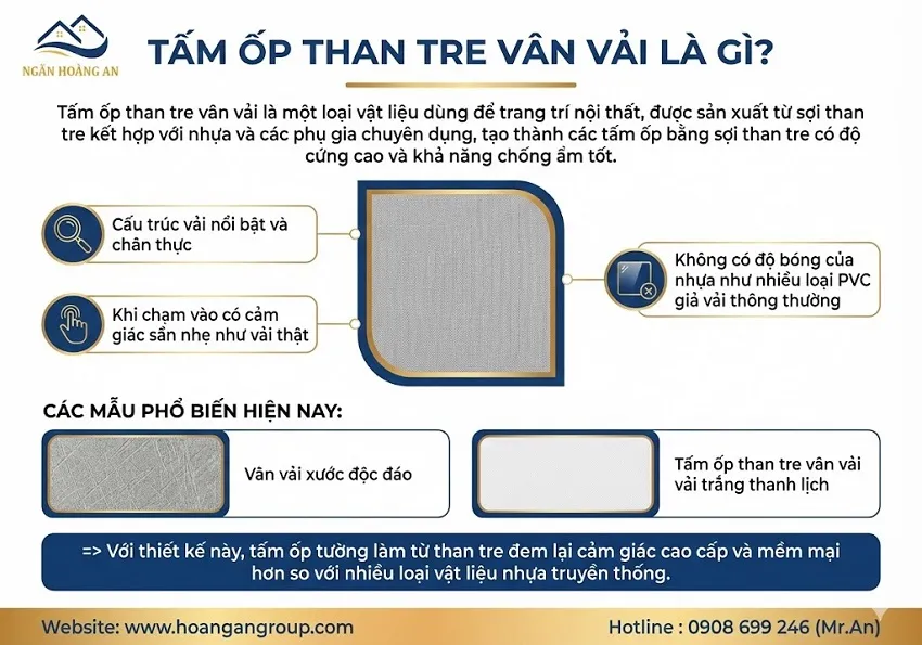 Tấm Ốp Than Tre Vân Vải Là Gì?