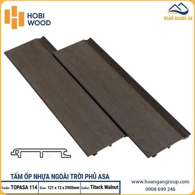 Điểm Nổi Bật Tấm Ốp Trần ASA Hobiwood TOPASA114