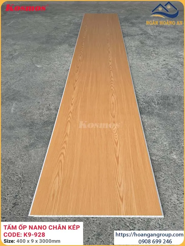 Tấm Ốp Trần Nano Chân Kép Giả Vân Gỗ Kosmos K9-928 Tấm Ốp Trần Nano Chân Kép Giả Vân Gỗ Kosmos K9-928